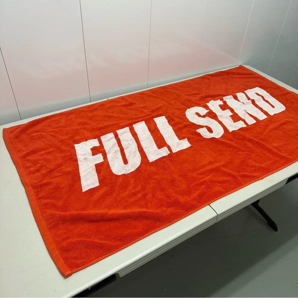 Full Send Nelk Boys Red Beach Towel